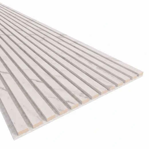 Akustikpaneele Marmoroptik Weiß | 275cm x 60cm